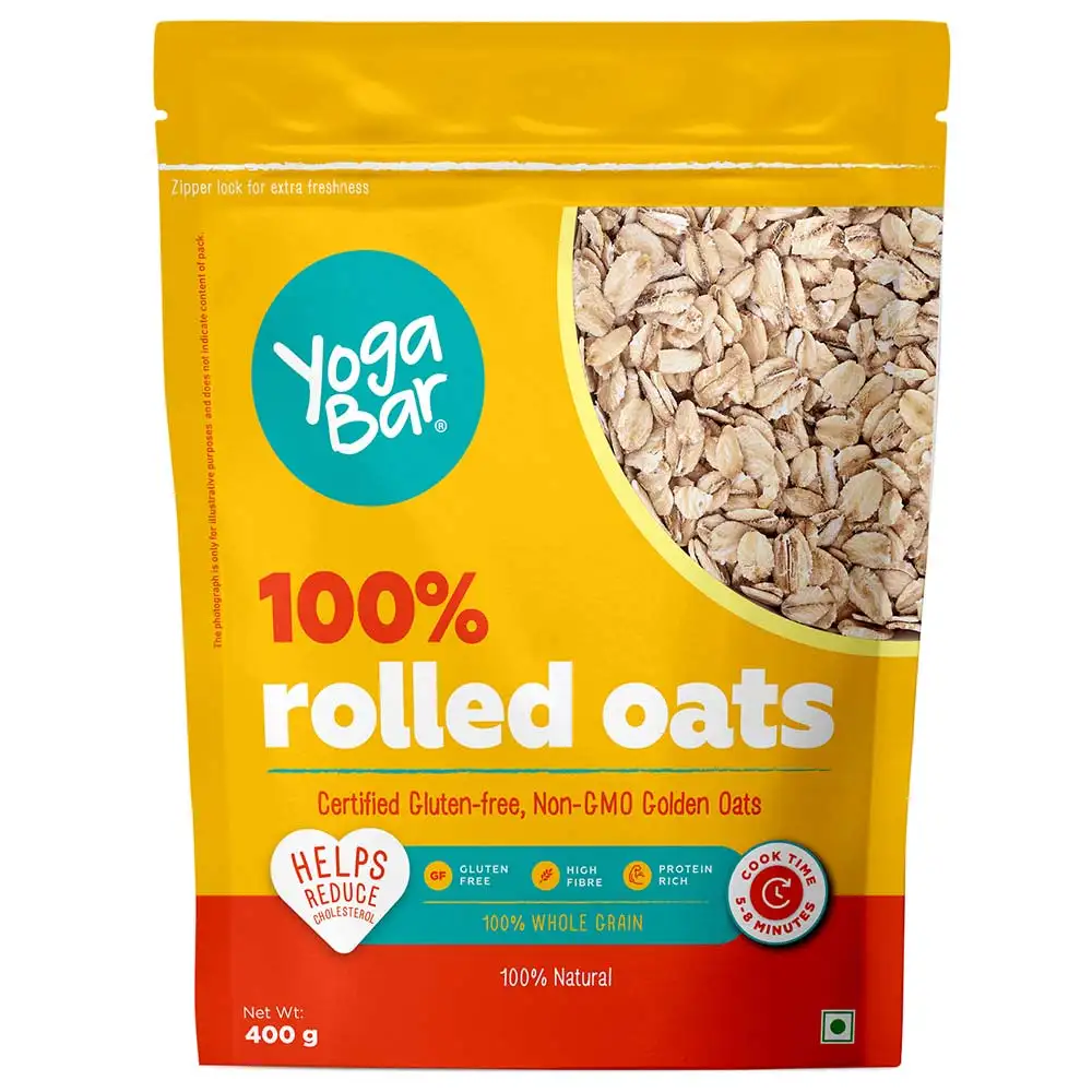 Yogabar Super Oats,  100% Rolled Oats  0.400 kg