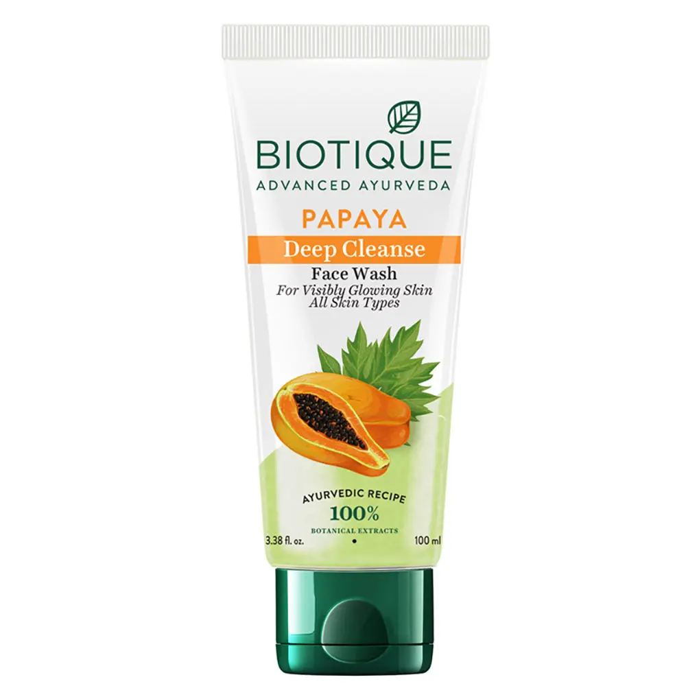 Biotique Papaya Deep Cleanse Face Wash (100 ml)