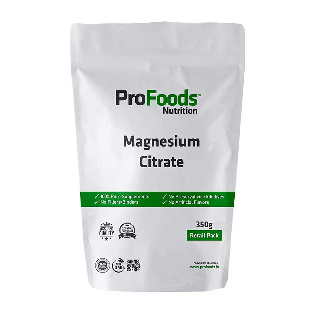 ProFoods Magnesium Citrate Powder,  Unflavoured  350 g