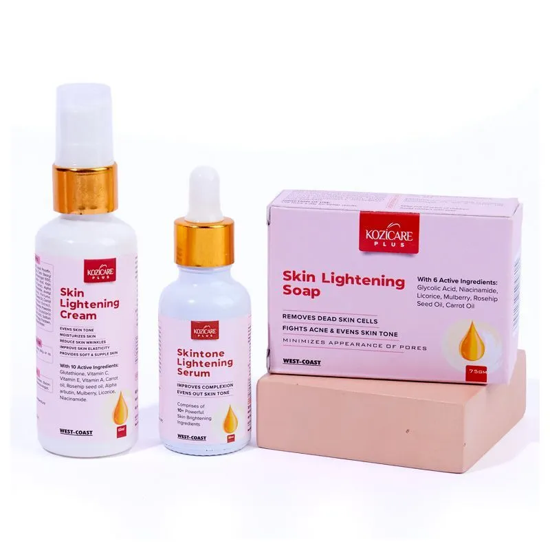 Kozicare Plus 3 Step Kit - (Soap + Serum + Cream)