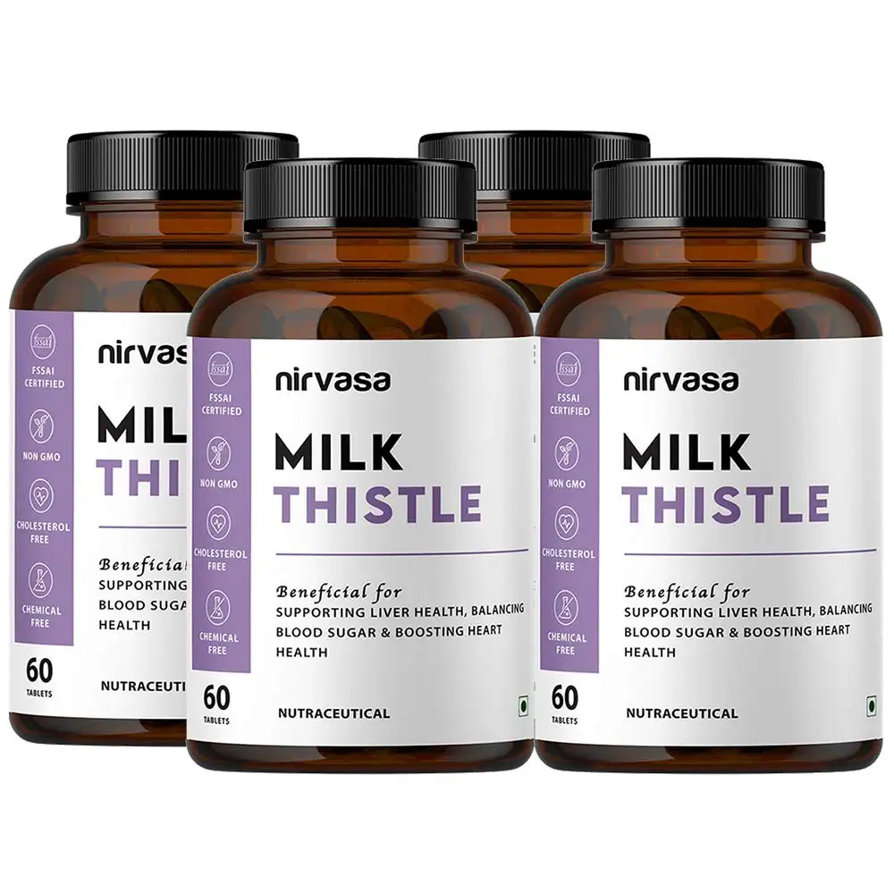 Nirvasa Milk Thistle (Pack of 4),  60 tablet(s)