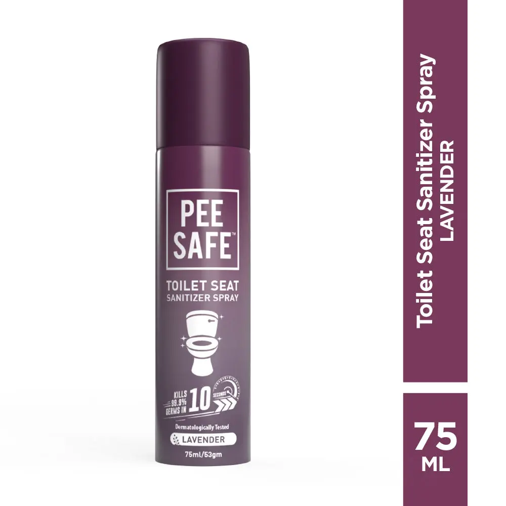 Pee Safe Toilet Seat Sanitizer Spray Lavender (75 ml)