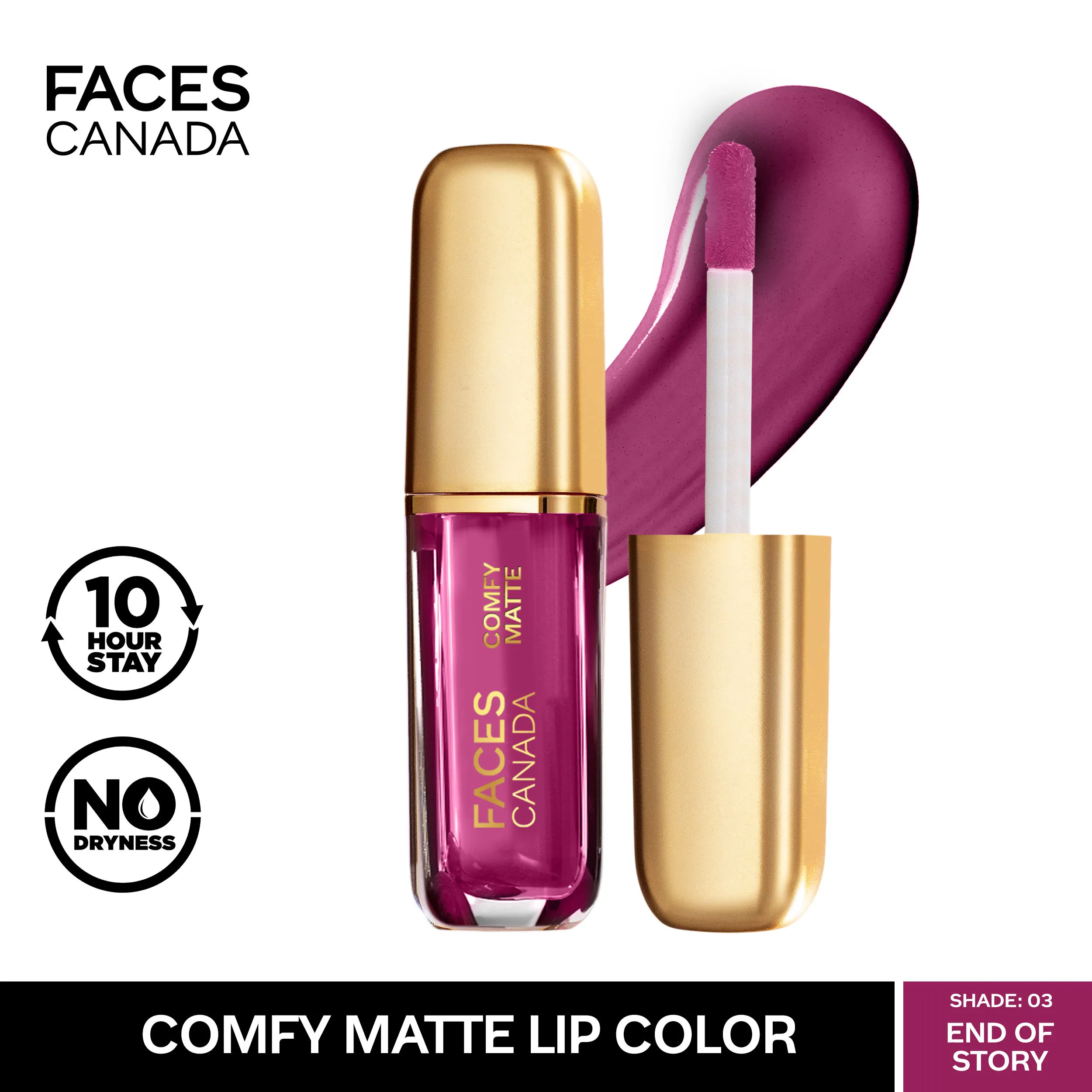 Faces Canada Comfy Matte Mini Lip Color End Of Story 03