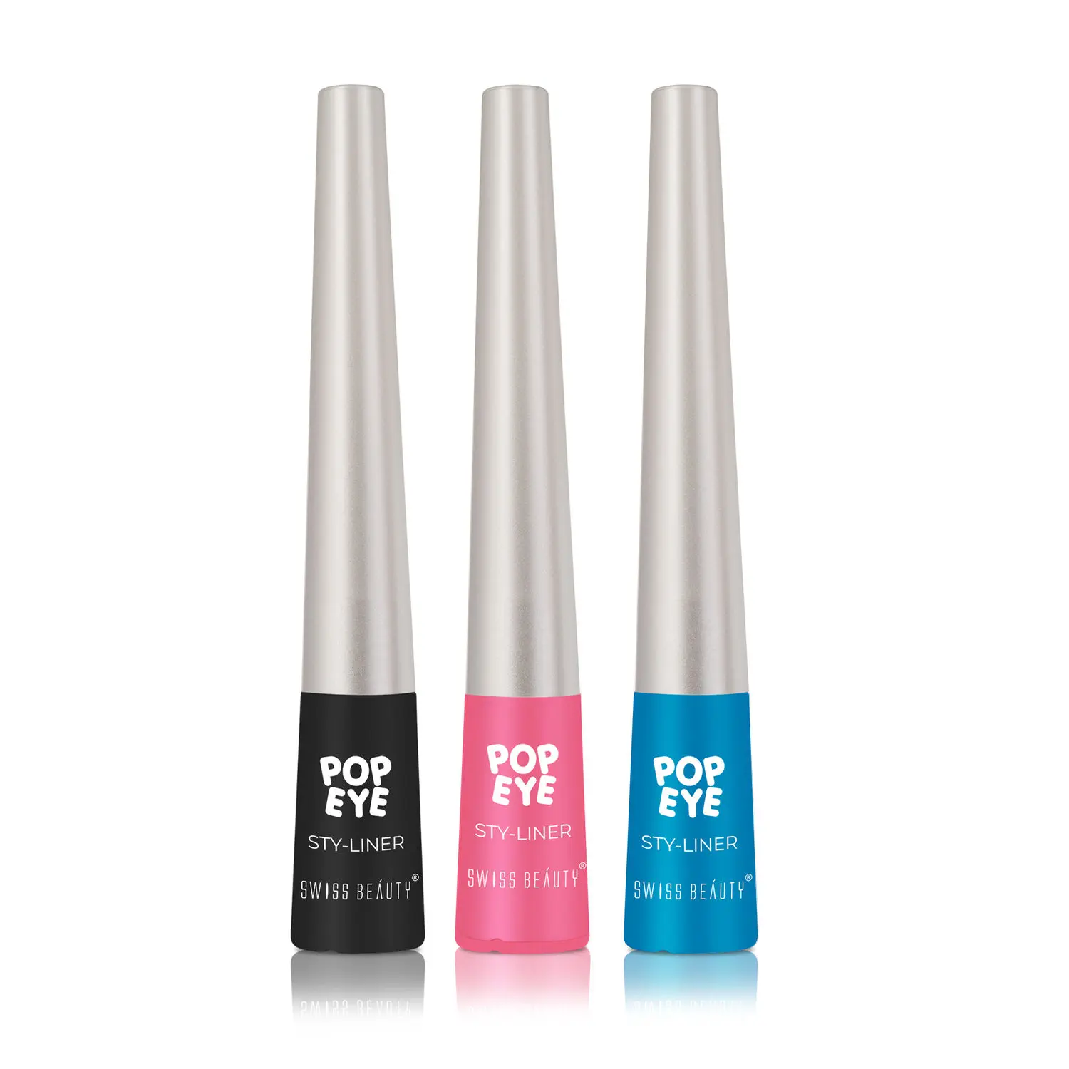 Swiss Beauty Eye Popping Eyeliner - Set of 3 - 9ML