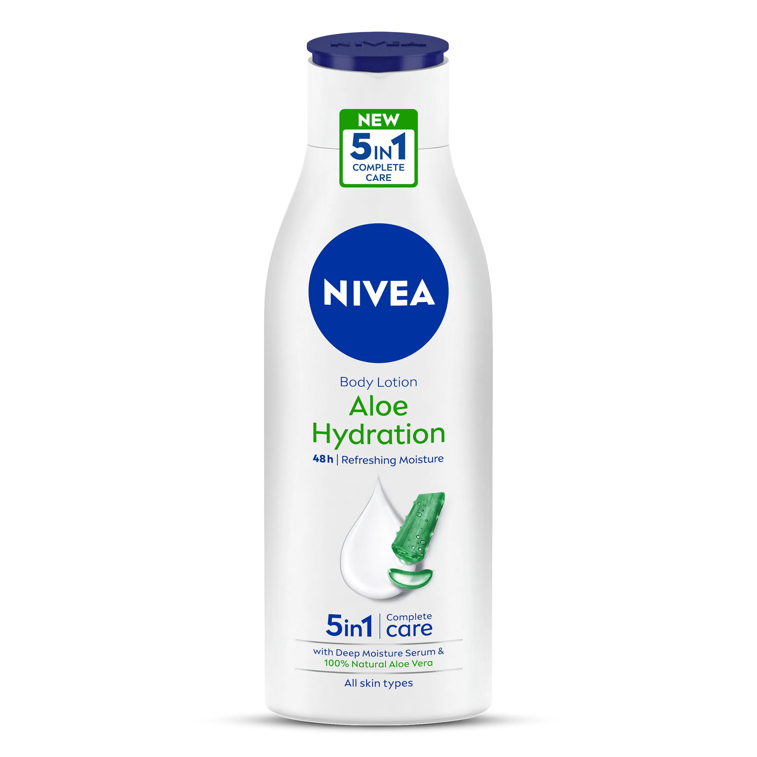 NIVEA Body Lotion, Aloe Hydration, with Aloe Vera, for Smooth, Hydrated Skin