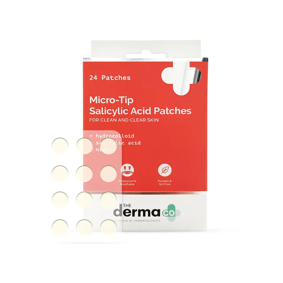 The Derma co.Micro-Tip Salicylic Acid Patches with Hydrocolloid for Clean & Clear Skin - 24 Patches