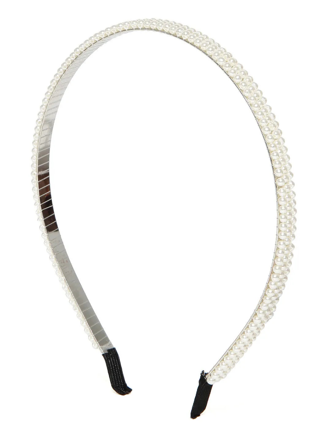 Toniq Triple Layered Pearl Hair Band