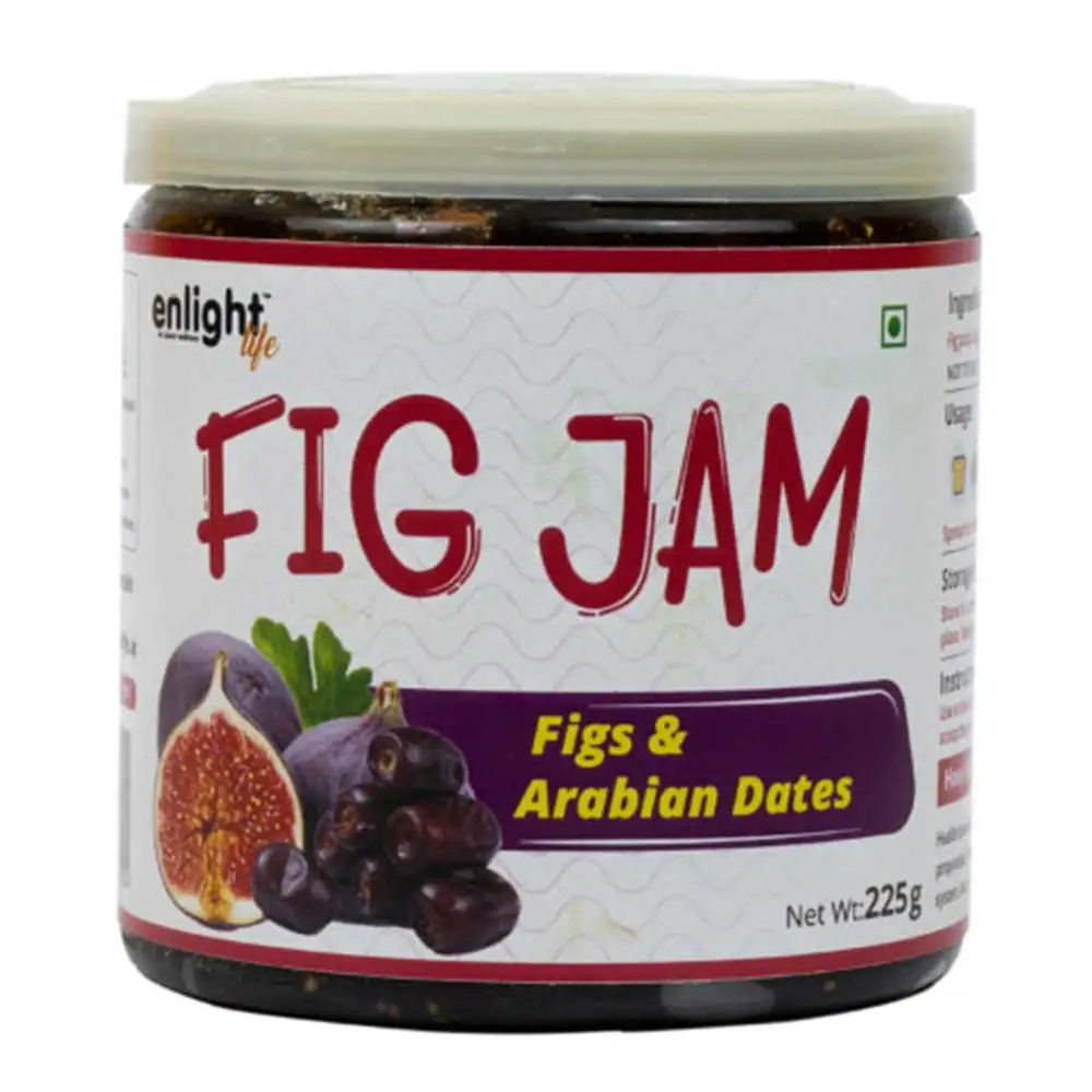 Enlightlife Fig Jam,  Figs & Arabian Dates  225 g