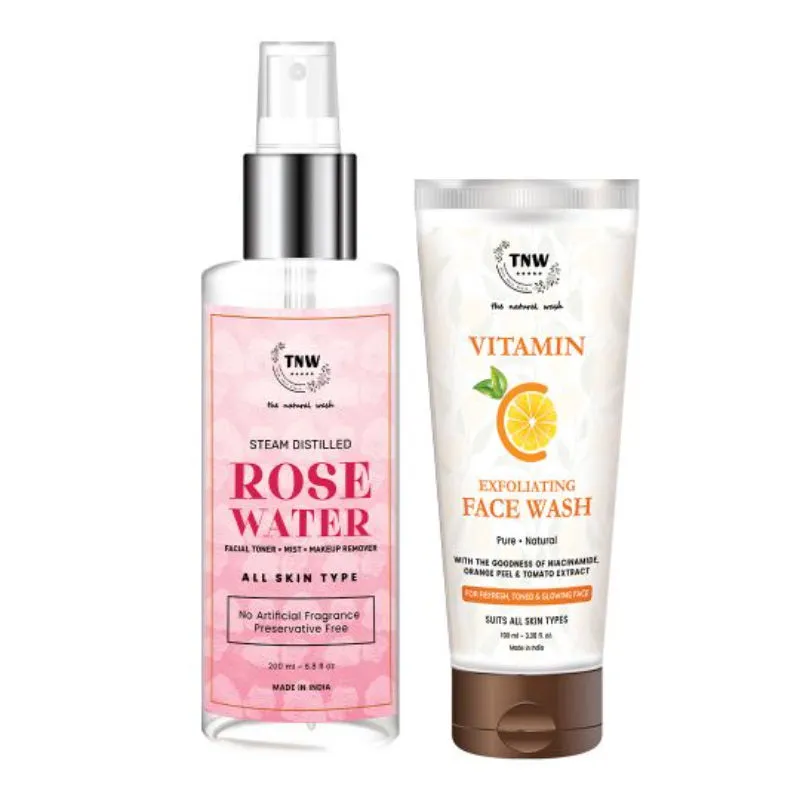 TNW The Natural Wash Vitaminc Face Wash + Rose Water