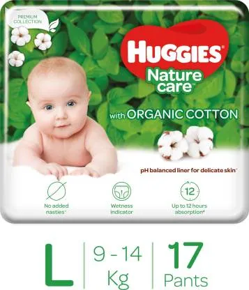 Huggies Nature Care Pants - Large Size Diaper Pants