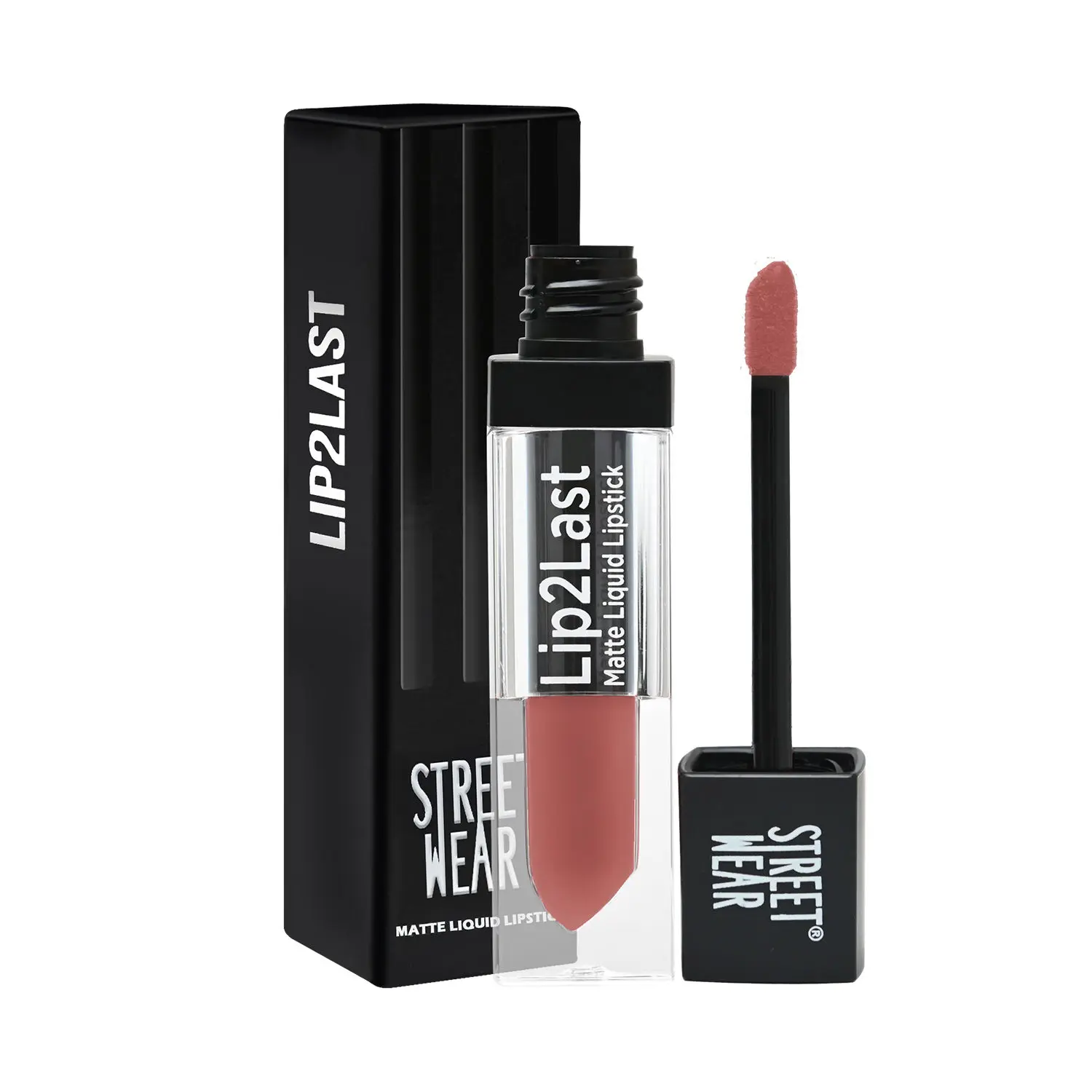 STREET WEAR® Lip2Last -Mood Nude (Nude) - 5 ml -Matte Liquid Lipstick, Transferproof, Smudgeproof, Mask Friendly, Non-Drying Formula, Full Coverage, Professional Grade Pigments, Featherweight Formulation, Enriched With Vitamin E - Lasts AM To PM!