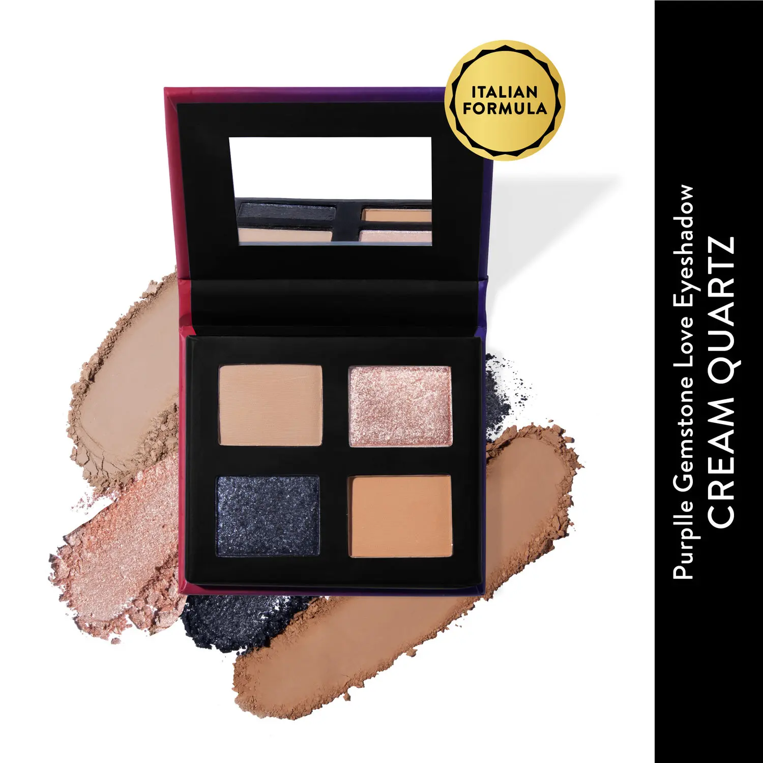 Purplle Gemstone Love Eyeshadow Cream Quartz (2gx4)