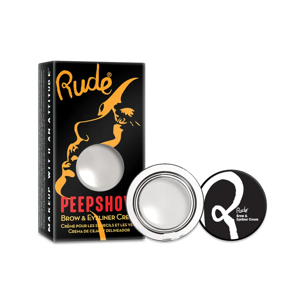 Rude Cosmetics Peep Show Brow & Eyeliner Cream - Innocent