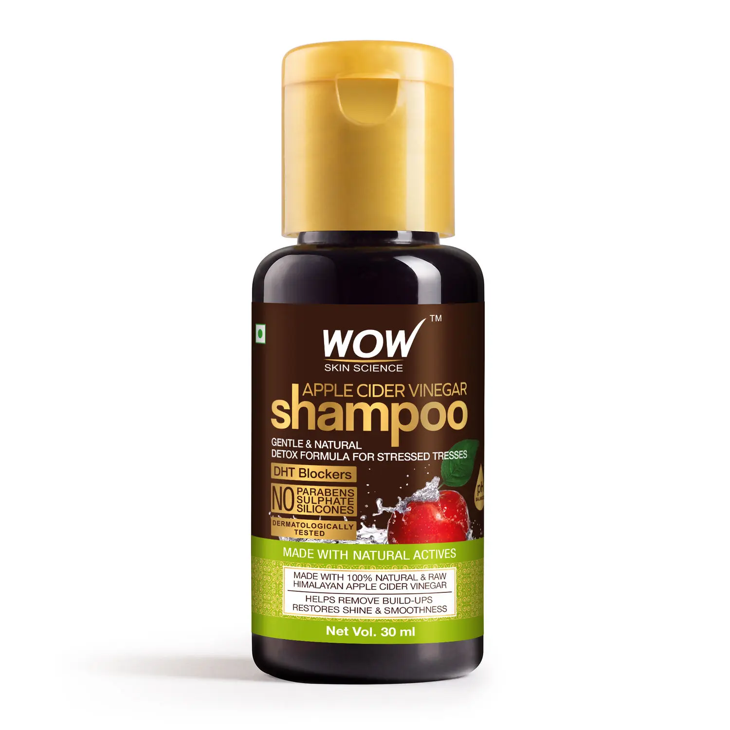 WOW Skin Science Apple Cider Vinegar Shampoo (30 ml)