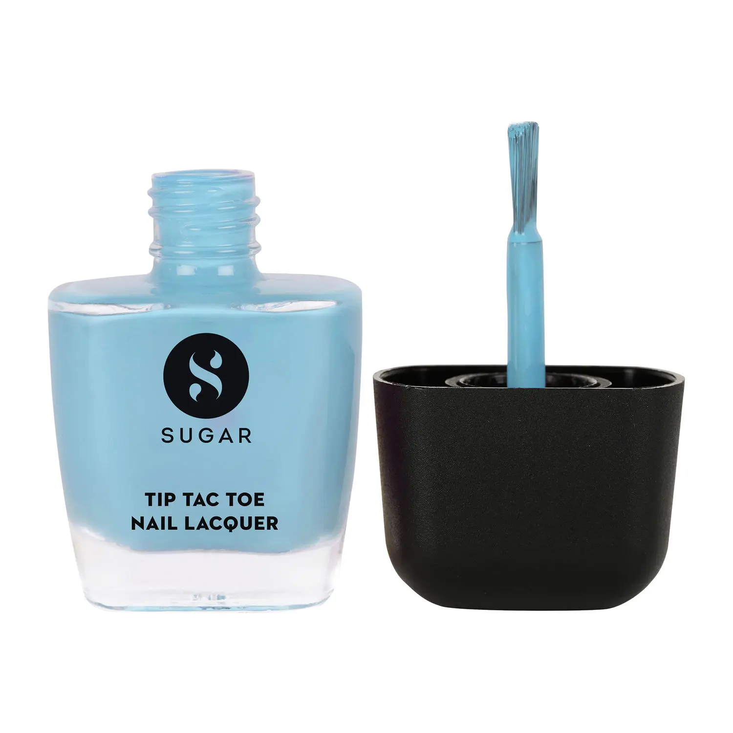 SUGAR Cosmetics Tip Tac Toe Nail Lacquer Classic - 09 Blue Blaze