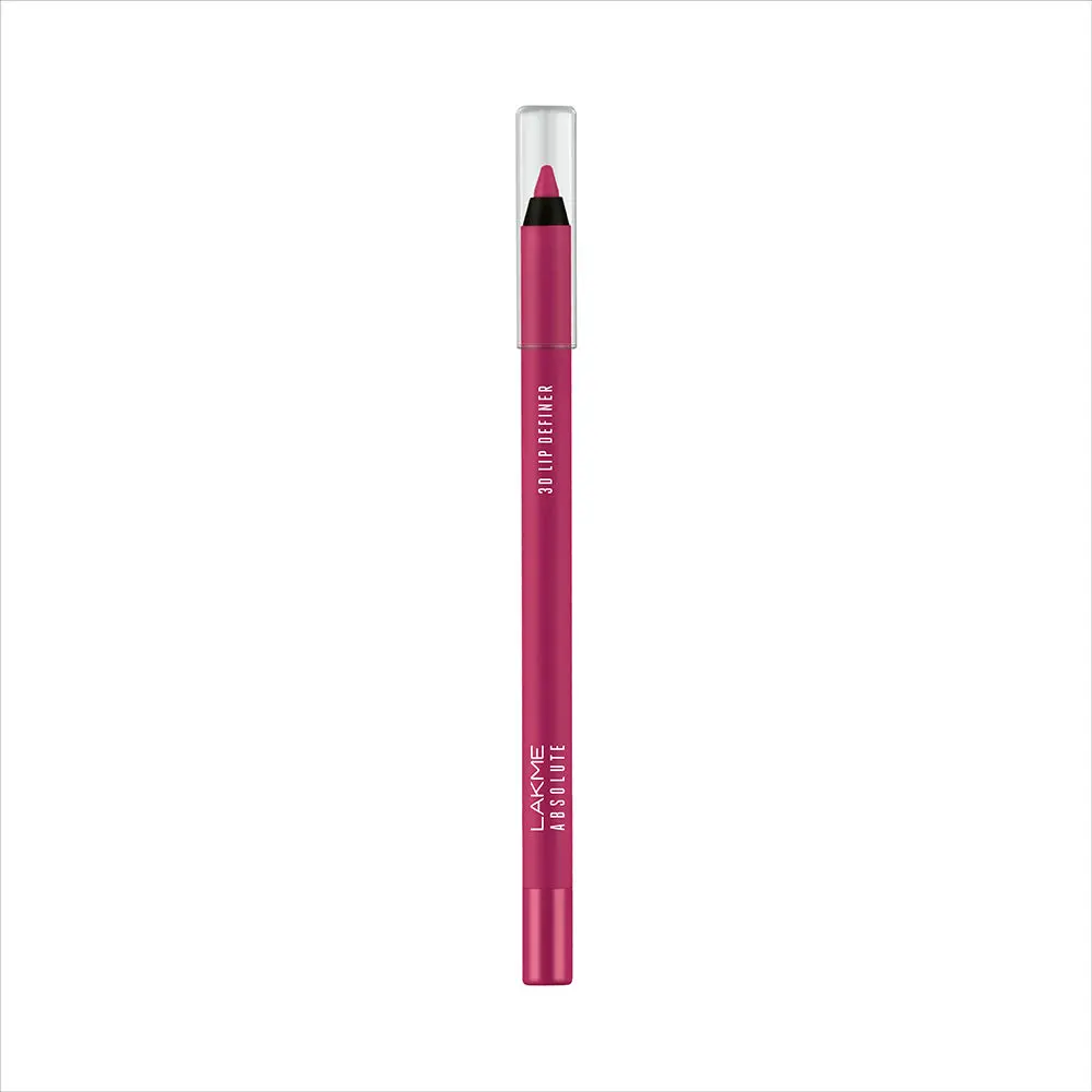 Lakme Absolute 3D Lip Definer, Carnation, 1.2g