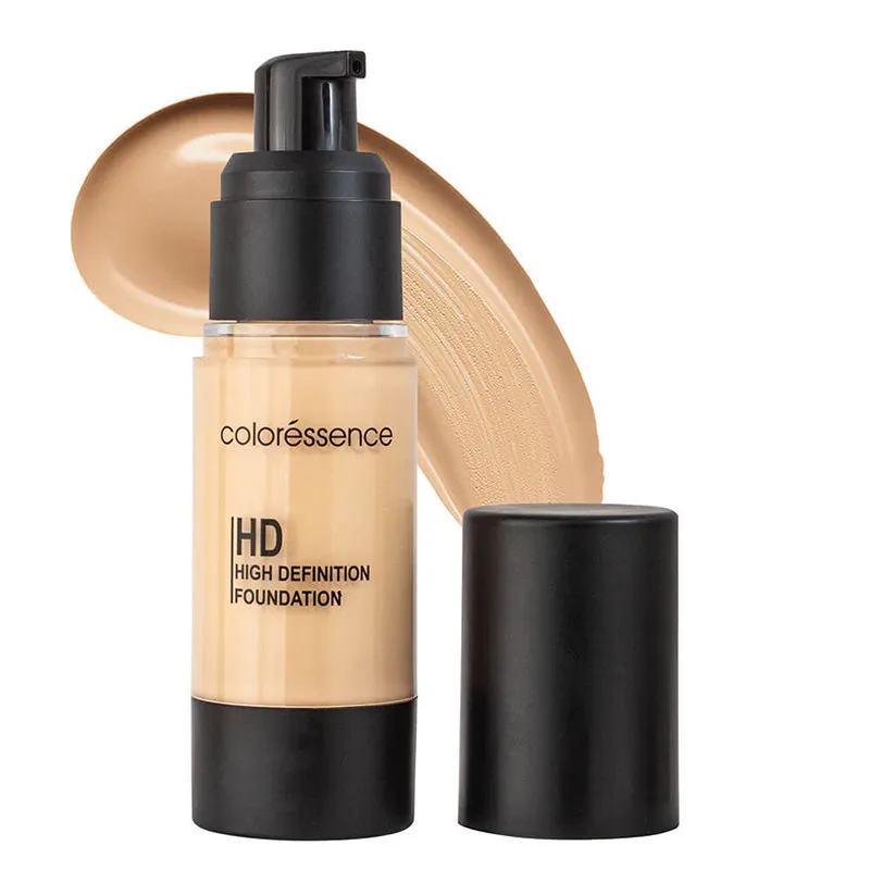 Coloressence HD Liquid Foundation Full Coverage Lightweight Long Lasting Matte Finish - HDF-5