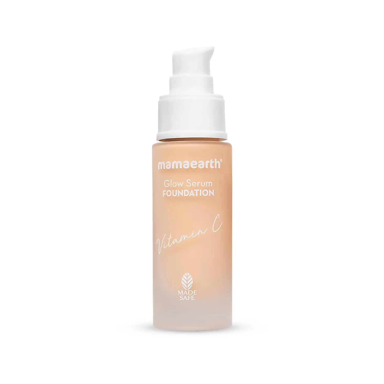 Mamaearth Glow Serum Foundation with Vitamin C & Turmeric for 12-Hour Long Stay - 01 Ivory Glow (30 ml)