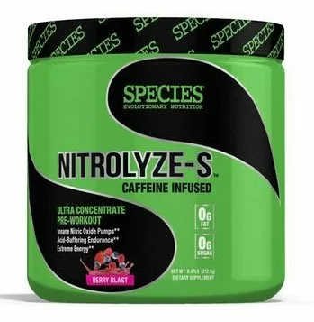 Nitrolyze-S, By Species Nutrition, Berry Blast, 25 Servings