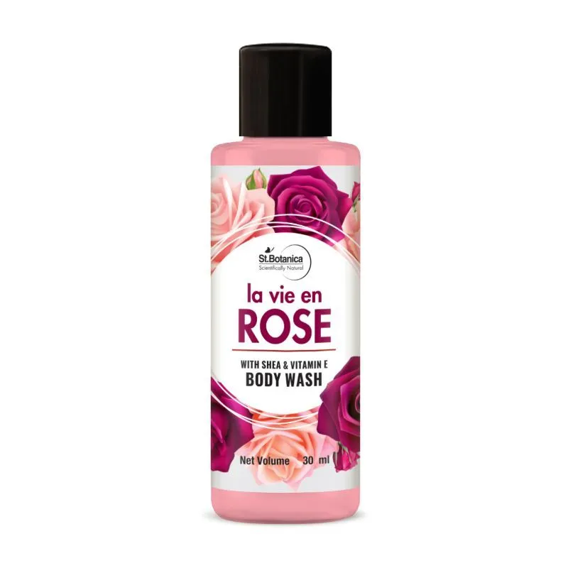 St.Botanica La Vie En Rose Body Wash - With Shea & Vitamin E Shower Gel