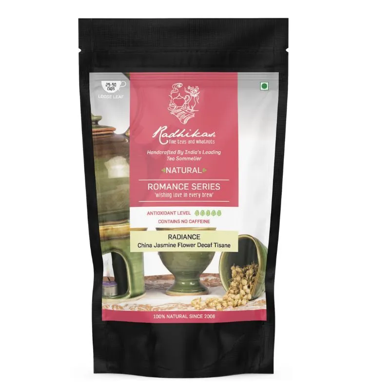 Radhikas Radiance China Jasmine Flower Decaf Tisane