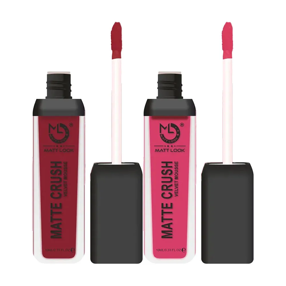 Matt look Matte Crush Velvet Mousse Lipstick Combo - 8