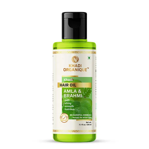 Khadi Organique Amla & Brahmi Hair Oil