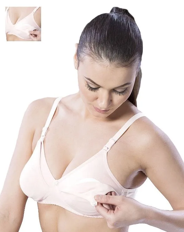 Floret Pack of 2 Full-Coverage Maternity Bras - White (30B)