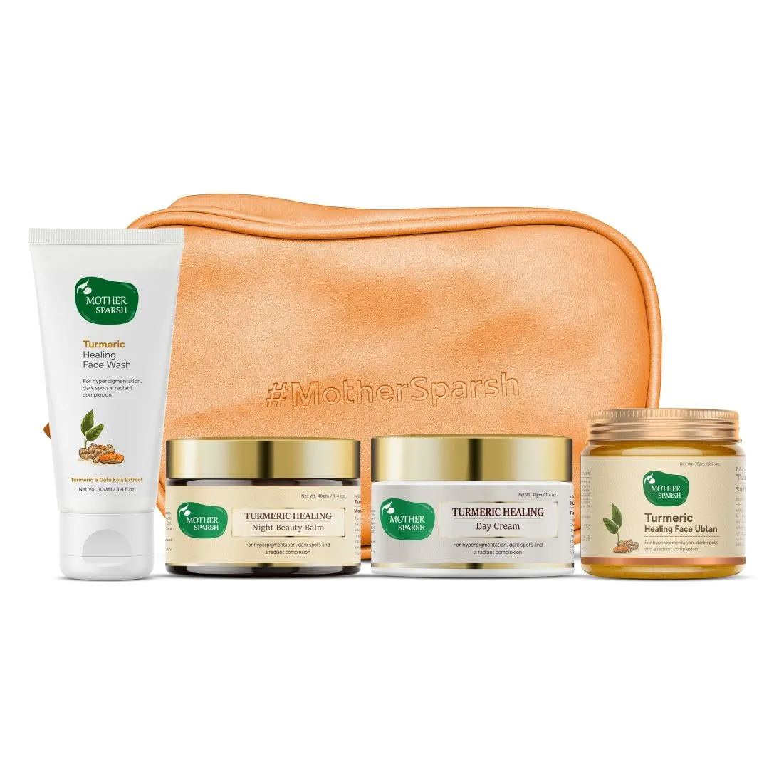 Mother Sparsh Turmeric Healing Kit - Reduces Dark Spots & Hyperpigmentation