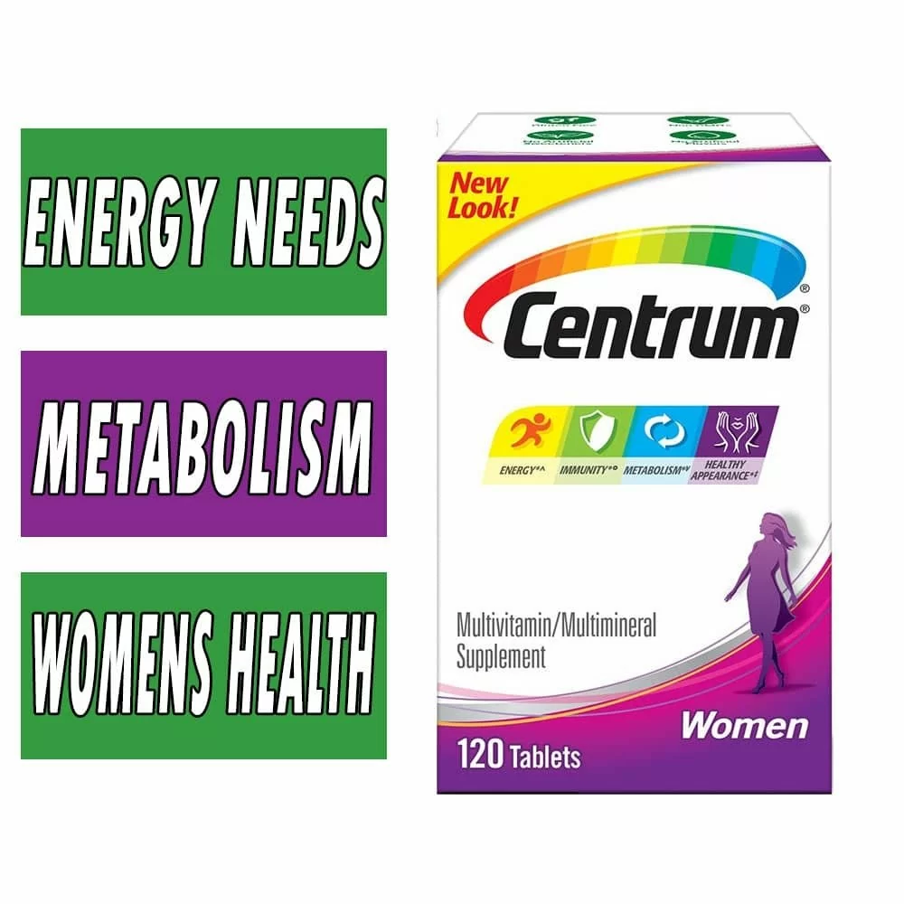 Centrum MultiVitamin for Women - 120 Tablets