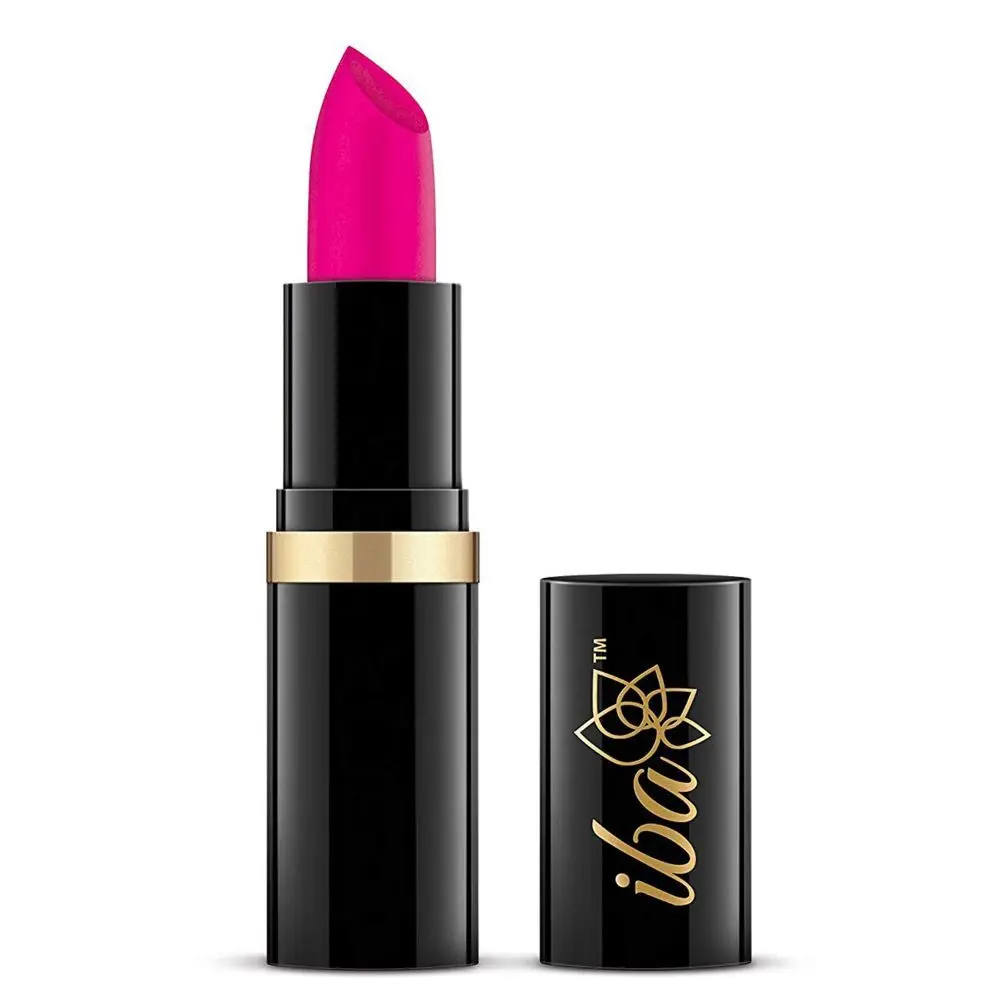 Iba Pure Lips Moisturizing Lipstick Shade A75 Neon Crush, 4g |Vitamin E | Vegan & Cruelty Free