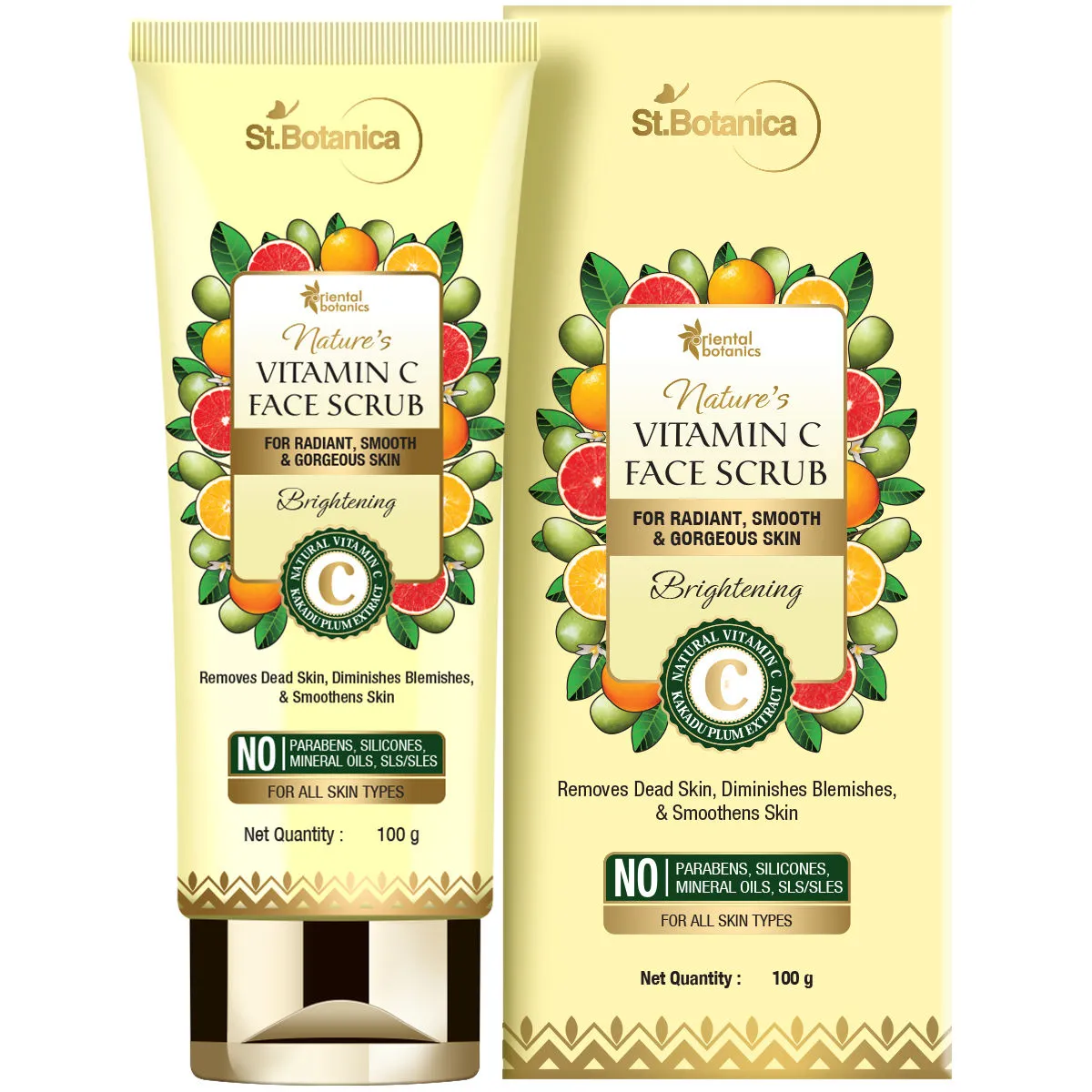 Oriental Botanics Nature's Vitamin C Brightening Face Scrub