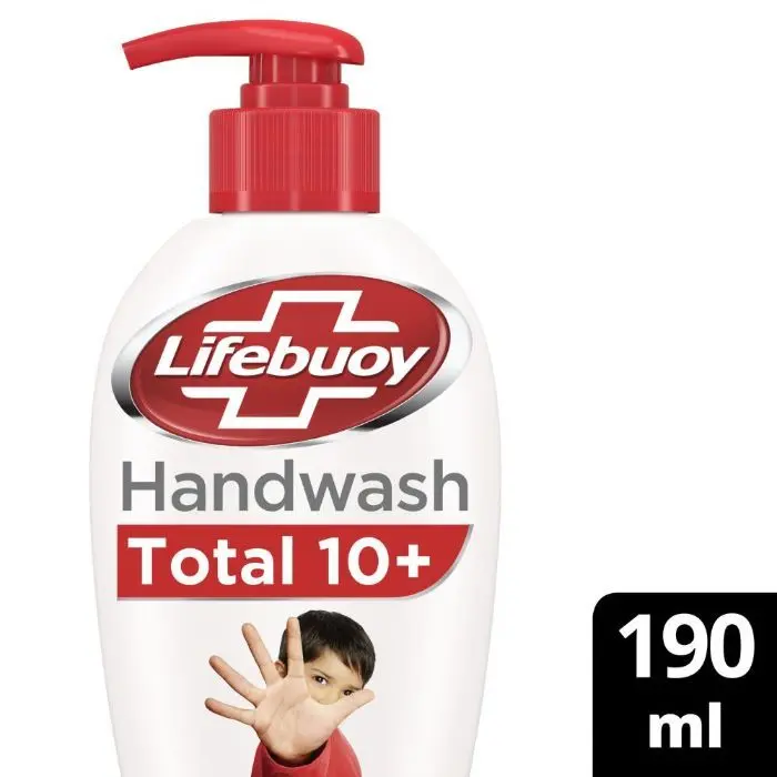 Lifebuoy Total 10 Germ Protection Handwash 190 ml With Refill Pouch 185 ml Free