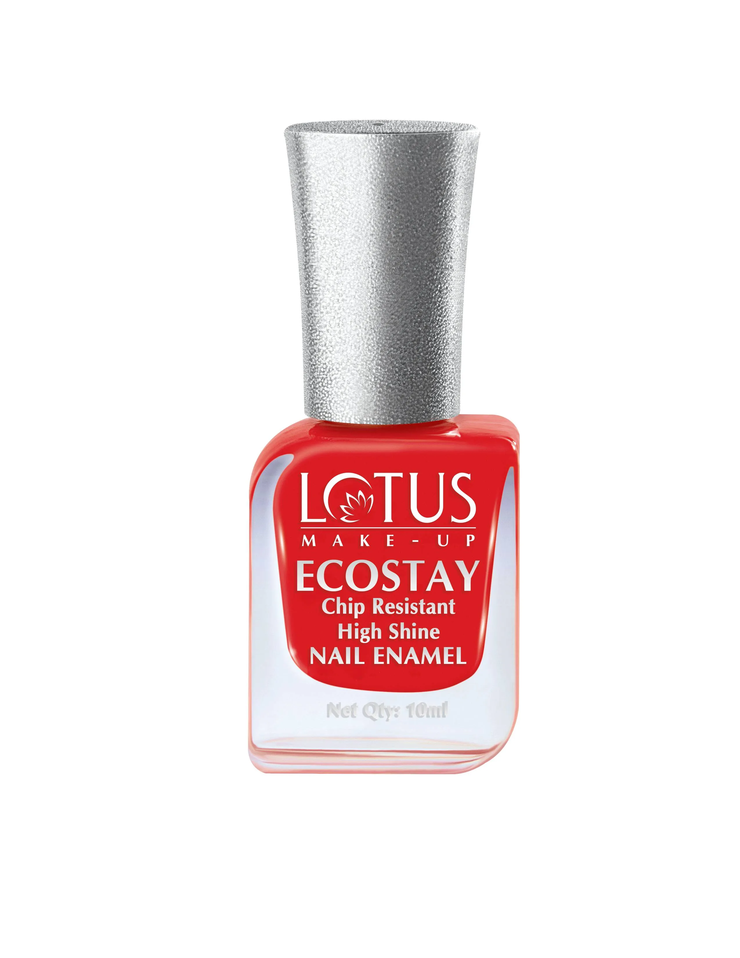 Lotus Make Up Ecostay Nail Enamel - Hot Crimson