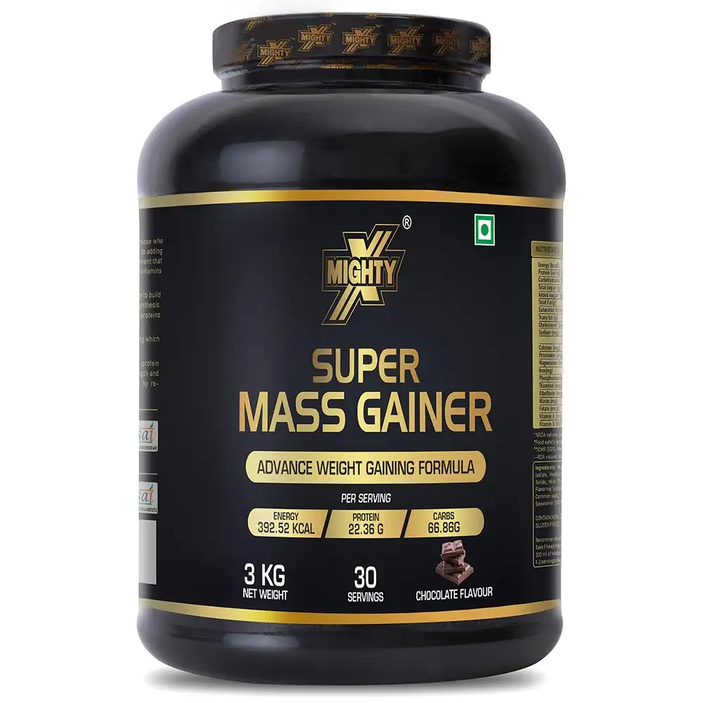 MightyX Super Mass Gainer,  6.6 lb  Chocolate