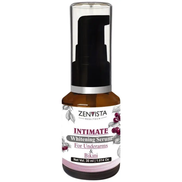 Zenvista Meditech Intimate Whitening, Brightening Serum for Sensitive Skin of Bikini and Under arms, All Natural Ingredients (30 ml)