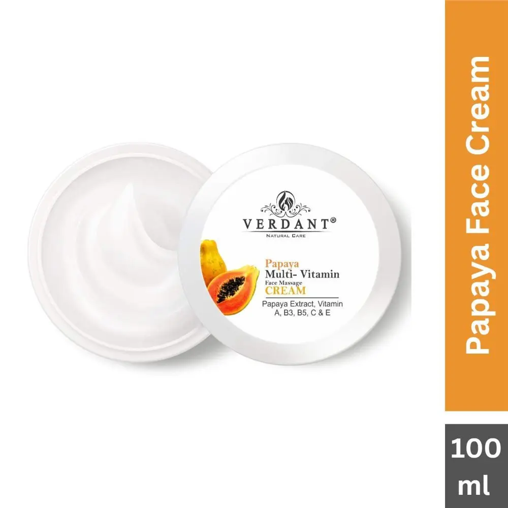 Verdant Natural Care Papaya Face Cream (100 ml)