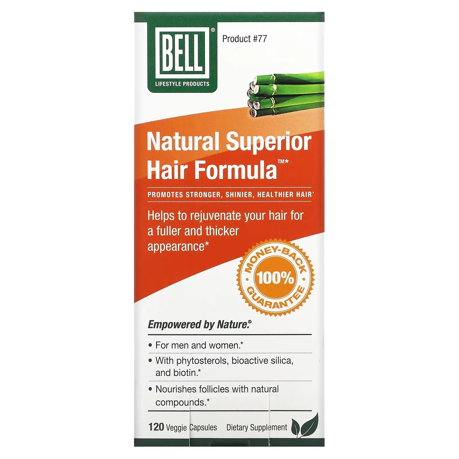 Natural Superior Hair Formula, 120 Veggie Capsules