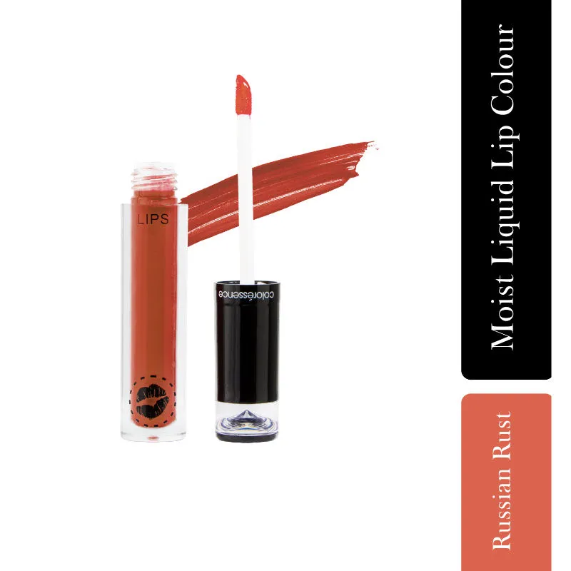 Coloressence Moist Matte Liquid Lipstick Longstay Waterproof Smudge Proof Lip Color, Rusian Rust