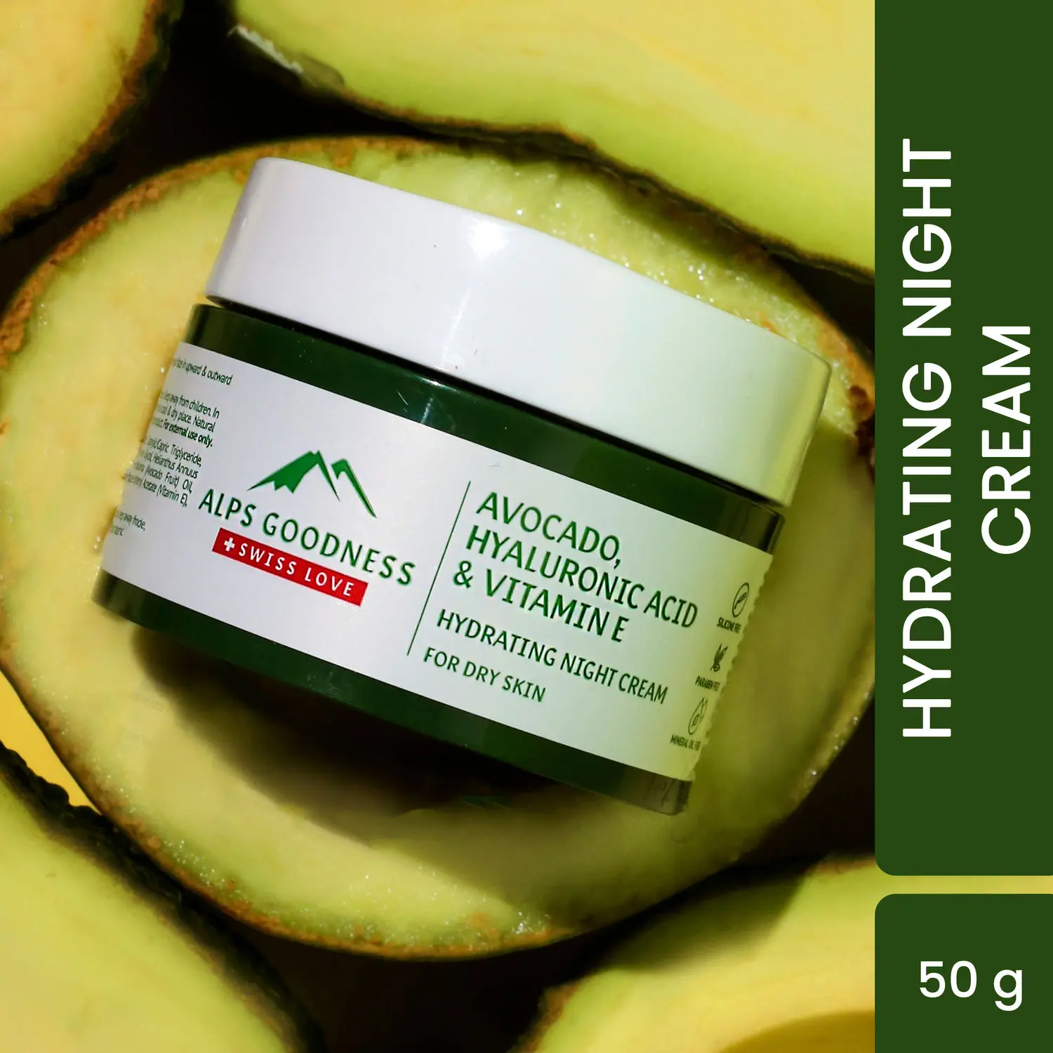 Avocado, Hyaluronic Acid & Vitamin E