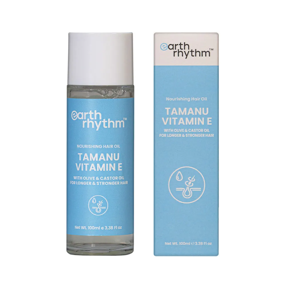 Earth Rhythm Tamanu Vitamin E Nourishing Hair Oil