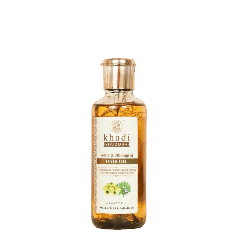 Khadi Shuddha Amla & Bhringraj Hair Oil - No Sls Sles & Paraben