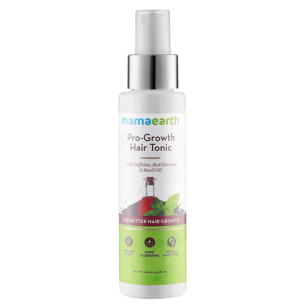 Mamaearth ProGrowth Hair Tonic,  100 ml  with Caffeine, Red Ginseng & Basil Oil