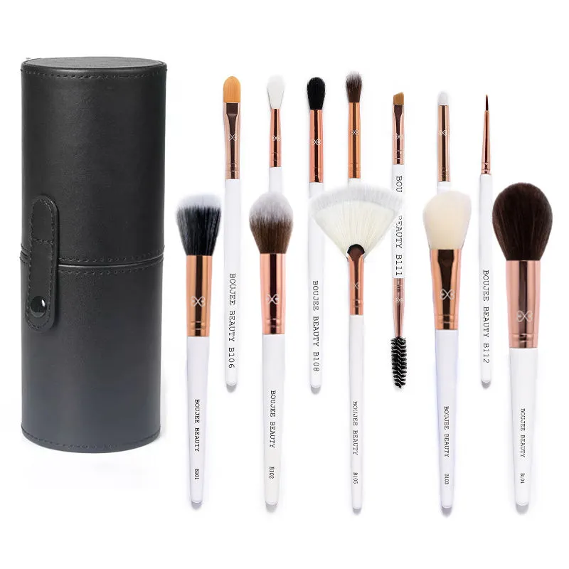 Boujee Beauty 12Pcs Professional Brush Set With Travel Case