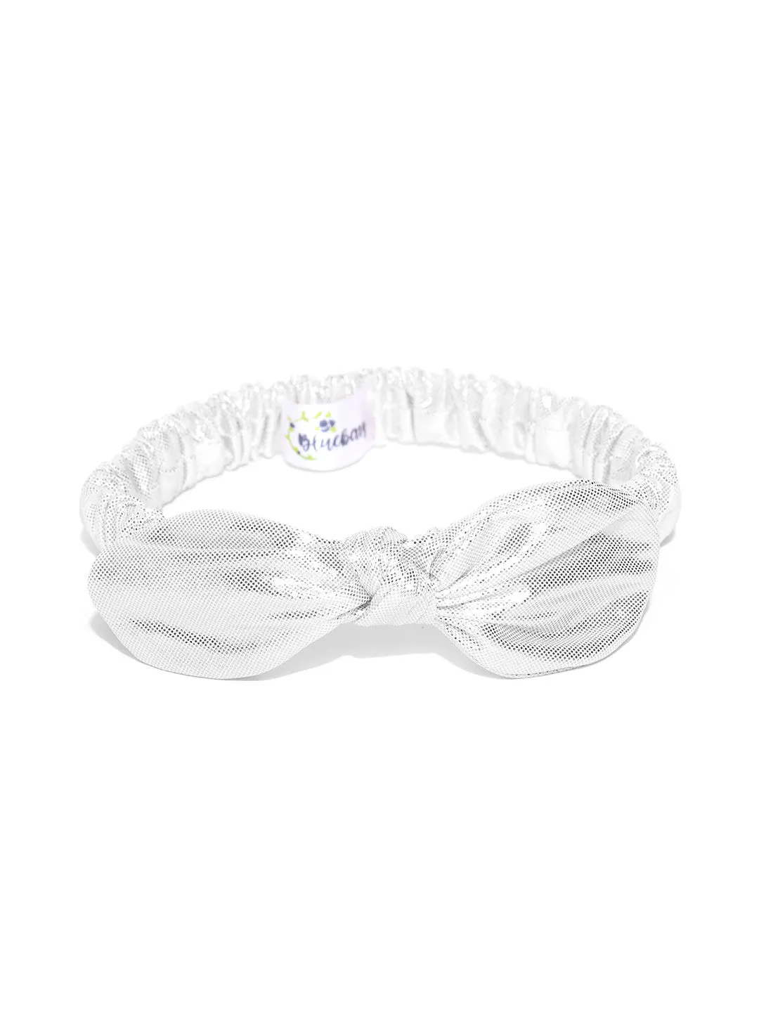 Blueberry Silver Colour Bunny Ear Knot Shape Detailing Hairband