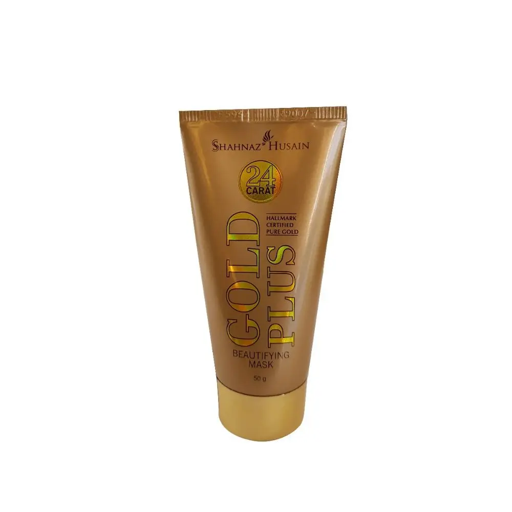 SHAHNAZ HUSAIN GOLD PLUS BEAUTIFYING MASK TUBE, 50gm