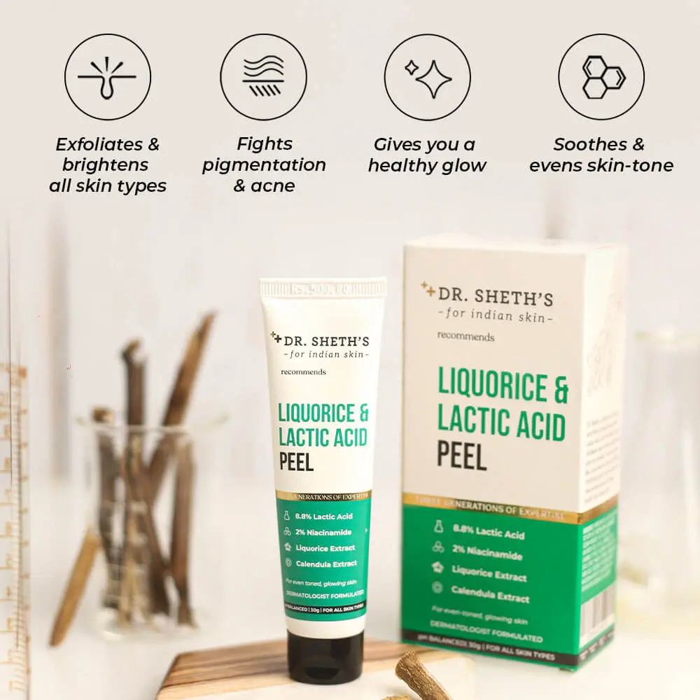 Dr. Sheth's Liquorice & Lactic Acid Peel-30G