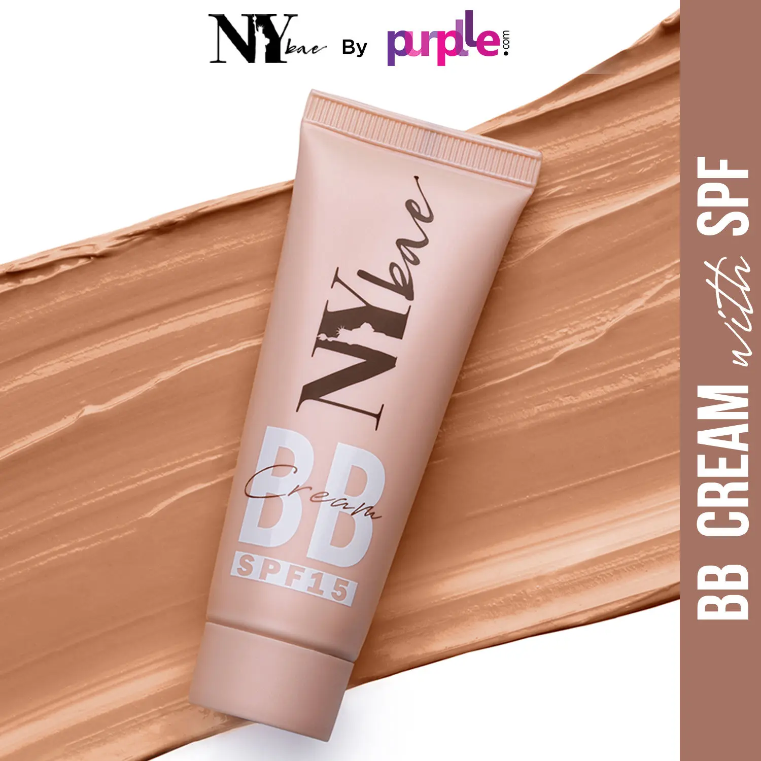 NY Bae BB Cream with SPF 15 - Cinnamon 05 (25 g) | Wheatish Skin | Warm Undertone | Enriched with Vitamins | Covers Imperfections | UV Protection