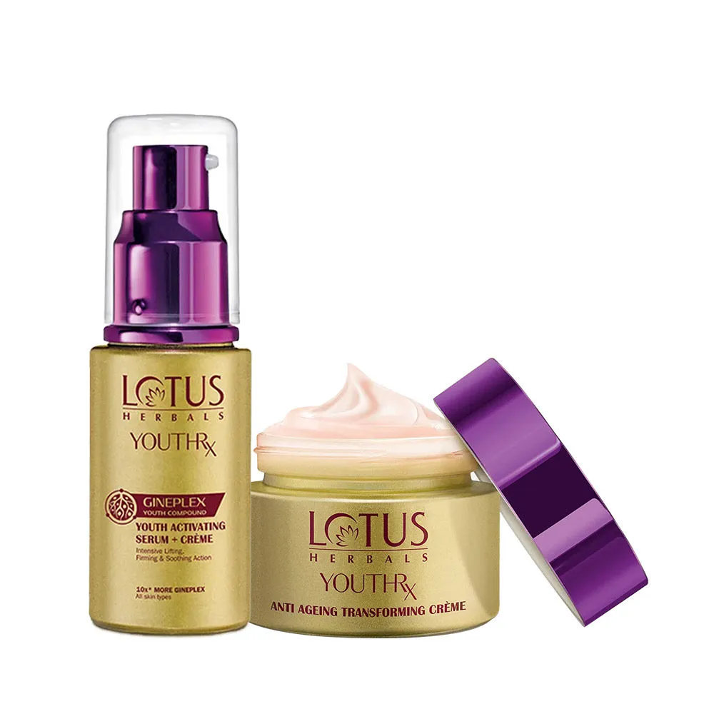 Lotus Herbals YouthRx Anti-Ageing Creme & Serum Combo