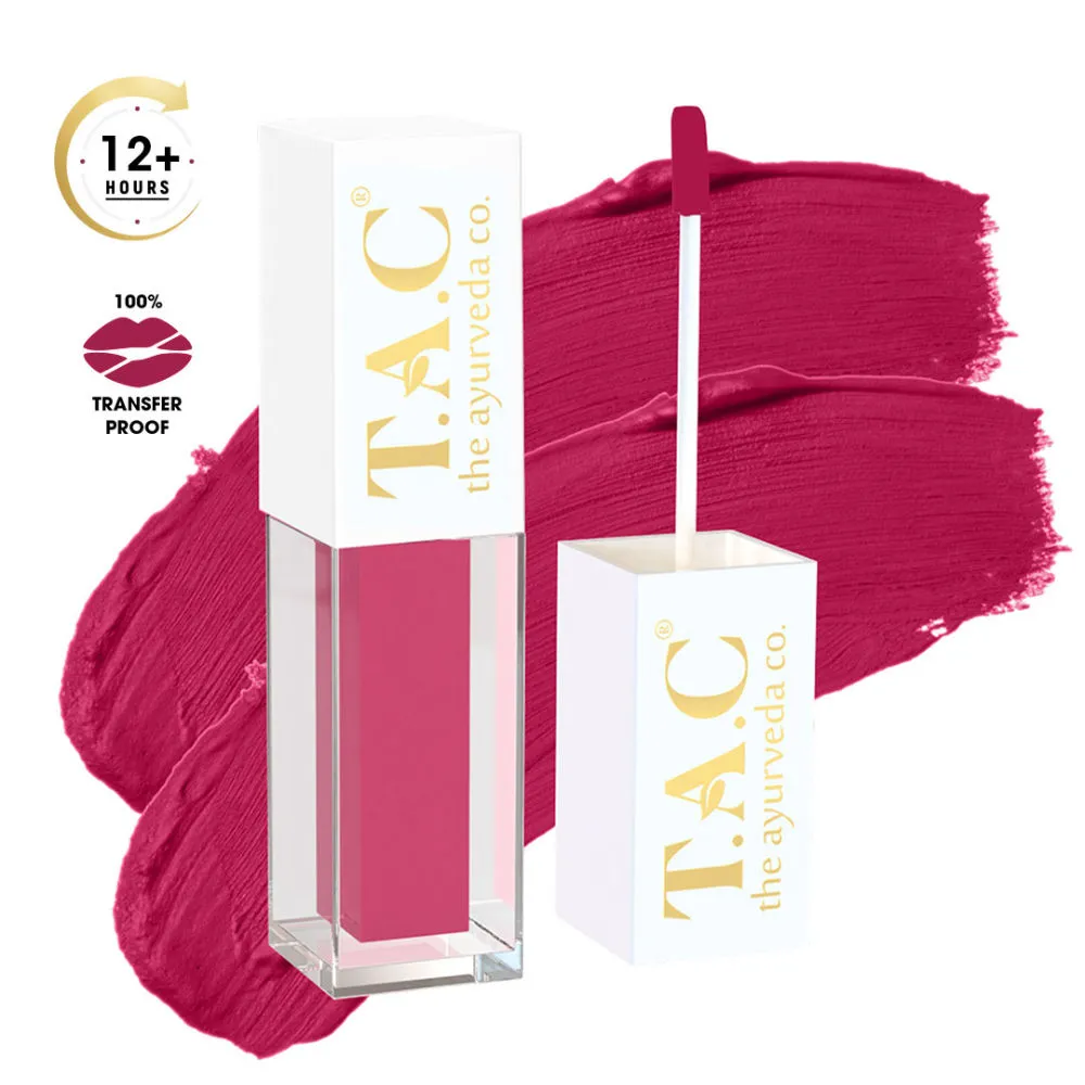 TAC - The Ayurveda Co. Long Stay Matte Liquid Lipstick - Cosmic Pink